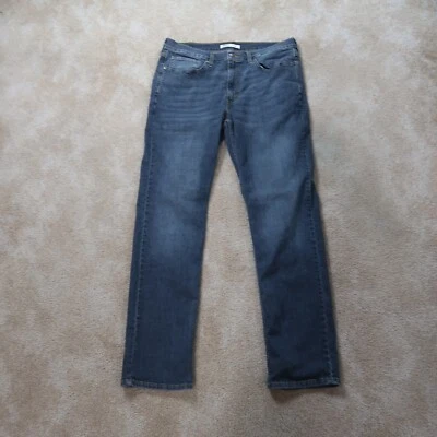 Levi's Signature Straight Leg Jeans Men's 36x34 Blue Denim - Image 1 of 4