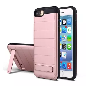 Full Protection Armor Case With Card Slot & Kickstand For iPhone 7/7Plus,8/8Plus - Picture 1 of 32