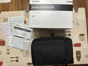 Sigma 24Mm F1.4 Dg Dn Sony E Mount Original Box Manual  Case Warranty/No Lens