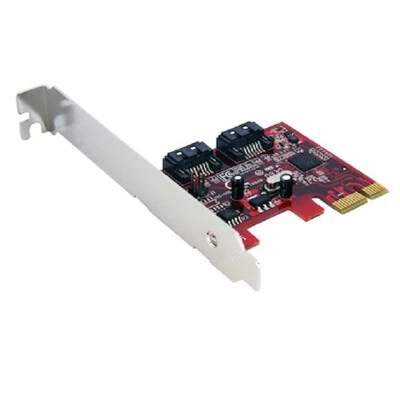 StarTech 2 Port 6Gbp/s PCI Express SATA Controller Card Designed For ST521PMINT - Image 1 of 4
