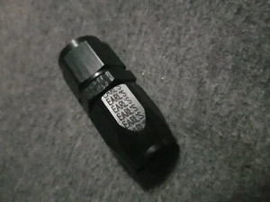 Earl's Black 8AN Hose end Fitting AT800108ERL Swivel-Seal® - Picture 1 of 1