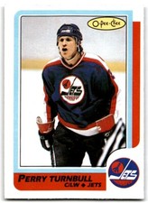 1986-87 O-Pee-Chee Perry Turnbull Winnipeg Jets #170