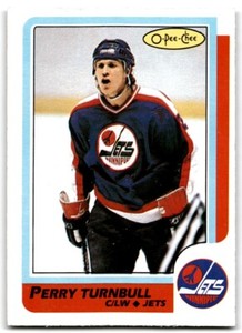 1986-87 O-Pee-Chee Perry Turnbull Winnipeg Jets #170