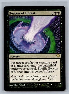 Magic The Gathering Planechase Beacon of Unrest #18/169 MTG TCG CCG - Image 1 of 2
