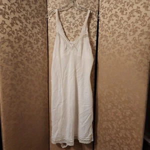 Christian Dior Saks Fifth Avenue Vintage Ivory Full Slip Size Large L - Picture 1 of 9