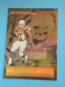 2022 Panini Chronicles Draft Picks Ricky Williams Illusions Bronze #19 Longhorns - Imagen 1 de 2
