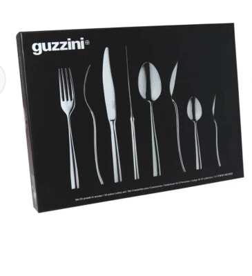 GUZZINI: 1 SET da 24 POSATE 'MY TABLE' "ICONS" Acciaio Inox 18/10 - Immagine 1 di 4