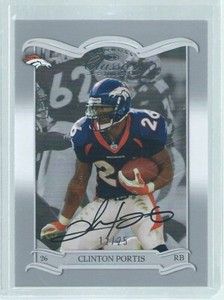CLINTON PORTIS 2003 DONRUSS CLASSICS 2017 PANINI HONORS ON CARD AUTO #D 12/25