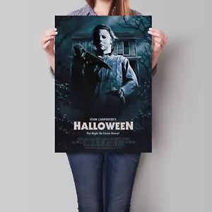 Halloween Poster 1978 John Carpenter Horror Movie Art Print A2 A3 - Picture 1 of 5