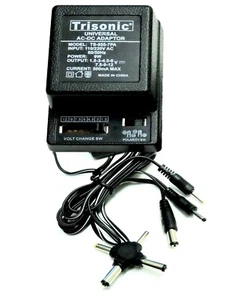 Universal AC to DC Power Adapter - Output 7 Way Adjustable DC Voltage 500mA - Picture 1 of 3