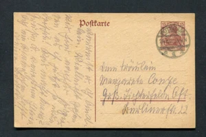 German Reich : 15 Pfennig Germania stationary from 1919 - used - Picture 1 of 2
