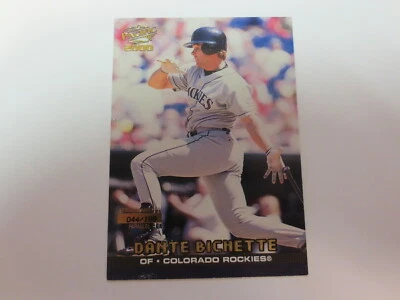 2000 Pacific Dante Bichette Card #141 Serial #44/199 Parallel - Image 1 of 2