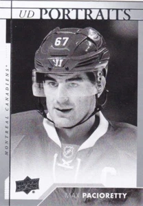 MAX PACIORETTY 2017-18 17-18 UPPER DECK 1 PORTRAITS INSERT #P-28 MONTREAL - Picture 1 of 1