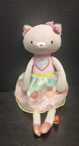 Cali Cat Kitty Muñeca Suave Peluche 14" B Softies Brillante Zapatillas y Falda - Nuevo - Imagen 1 de 9