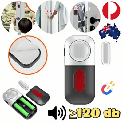Wireless Door Alarm Magnetic Detector Sensor Window Burglar Security Entry Safe - Image 1 of 4