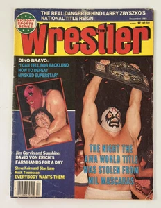 VTG The Wrestler Magazine December 1983 Dino Bravo Cover WWF - Picture 1 of 4