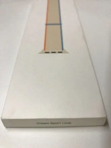 Bracelet boucle sport original Apple Watch Series 10 9 8 SE 44mm 45MM 46MM 49MM crème - Photo 1/13