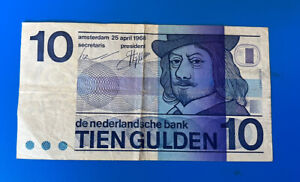 Niederlande 🇳🇱 Netherlands 10 gulden 1968-XF