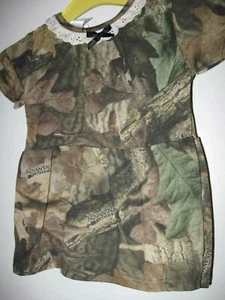 NEW 1 Piece INFANT DRESS SMALL CAMOUFLAGE camo 3-6m S - Picture 1 of 3
