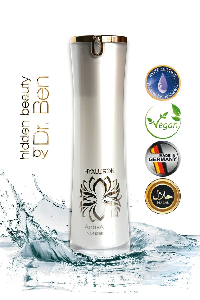 Doppelpack 2x50ml Hyaluronsäure Konzentrat Gel - hochdosiertes Anti-Aging Serum - Bild 1 von 4