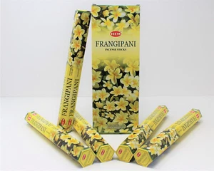 Hem Incense: FRANGIPANI - You Pick Amount: 20, 60, 100 or 120 Sticks - Picture 1 of 16