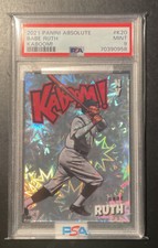 2021 Panini Absolute Kaboom! #K20 Babe Ruth FIRST Kaboom NYY HOF PSA 9 Yankees