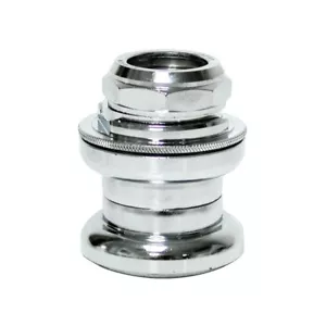 TIOGA BEARTRAP 2 OLD SCHOOL BMX HEADSET 1" THREADED BMX CHROME - Picture 1 of 1