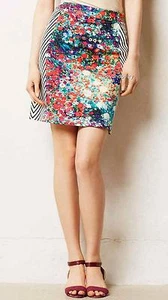 NUEVA Falda Lápiz Forrada Anthropologie Meadow de Tabitha Talla 8 - Imagen 1 de 12