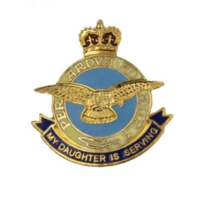 RAF "Meine Tochter dient" Anstecknadel Abzeichen - Royal Air Force  - Bild 1 von 2