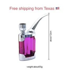 Dual Purpose Resin Smoking Pipe Mini Shisha Hookah Water Tobacco. 1 pcs Random - Picture 1 of 7