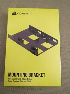 Corsair Dual SSD Halterung (3,5" interner Laufwerksschacht bis 2,5") schwarz VERSIEGELT - Bild 1 von 7