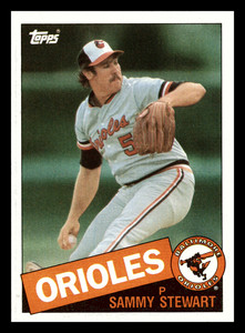 1985 Topps Sammy Stewart  Baltimore Orioles #469 NM-MINT