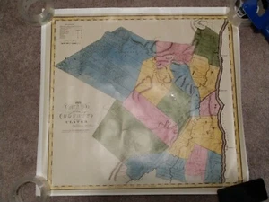 26" x 24" Ulster County NY 1829 David H. Burr Map Poster Reproduction Reprint - Bild 1 von 6