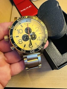 nixon Dive Watch 300m Gold 21k Japan Movement - Picture 1 of 9
