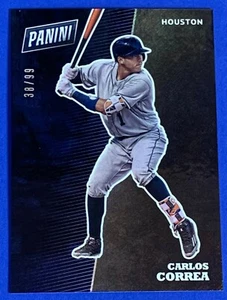 CARLOS CORREA 2017 Panini National Convention Rapture BB25/99 EX/NM - Imagen 1 de 2