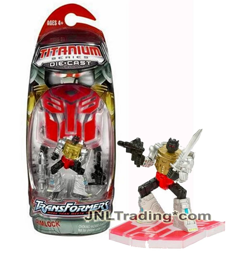 Year 2006 Transformers Titanium Die Cast 3" Figure - Autobot GRIMLOCK with Base - Image 1 of 1