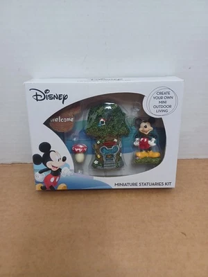 Disney Miniatura Estatuarias Kit Mickey Mouse 4 Piezas Nuevo Foto 1 de 4