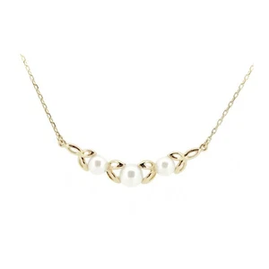 MIKIMOTO Necklace: Pearl 4.8-5.9mm Yellow Gold 18K L42cm w/oBox - Picture 1 of 5