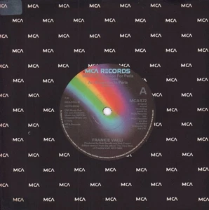 Frankie Valli Passion For Paris 7" vinyl UK MCA 1979 company sleeve MCA572 - Imagen 1 de 2