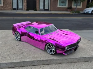 200mm 1/10 Custom CHROME PINK CAMARO Body Only - 4Tec-2 RDS DC10 YD2 MST TC8 VTA - Picture 1 of 8