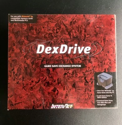 Nintendo 64 Dex Drive Memory Card to PC Game Save Exchange Transfer System NEW - Image 1 of 4