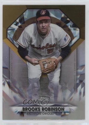 2022 Topps Chrome Update Diamond Greats Chrome Brooks Robinson #DGC-28 HOF - Image 1 of 2