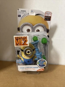 Despicable Me 2 Minion Stuart W/Fart Dart Launcher Deluxe Action Figure New - Picture 1 of 4