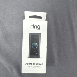 Ring Video Doorbell Wired - Black (Cosmetic damage packaging) - Picture 1 of 6