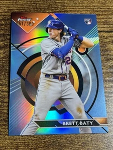BRETT BATY 2023 Topps Finest Sky Blue Refractor /300 #40 Mets RC - Picture 1 of 2