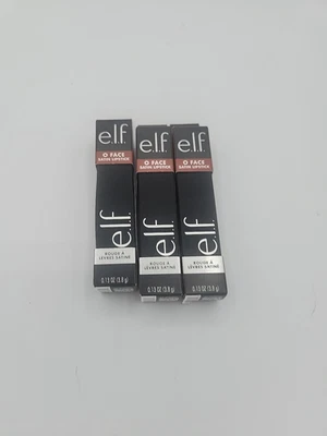 E.L.F Face Satin Finish lipstick DRIVE Lot Of 3 - Image 1 of 3