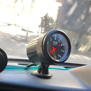 2" 52mm Universal Car Tachometer Gauge Meter with LED Light 0-8000 RPM  12V - Picture 1 of 8