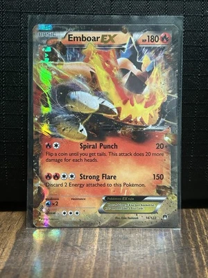 Emboar EX 14/122 Breakpoint Holo Pokemon ( NM/ LP) - Image 1 of 4