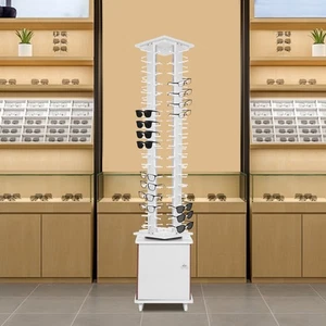 Rotating Glasses Storage Display Stand Sunglasses Eyewear Storage Organizer Rack - Picture 1 of 14