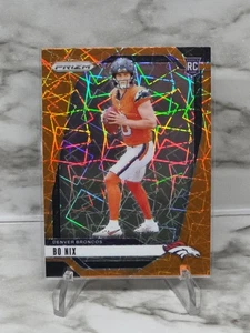 2024 Prizm RC Bo Nix Orange Lazer Color Match 🔥 Denver Broncos - Bild 1 von 2